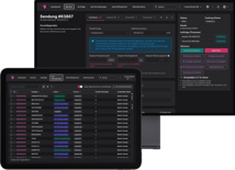 Screenshot of two applications.