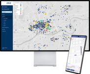Screenshot of two applications.