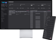 Screenshot of two applications.